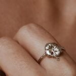 טבעת פרח היביסקוס מיוחדת מכסף 925