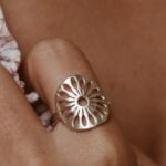 טבעת מדלה שמש מיוחדת עם נוכחות מכסף 925 (2)