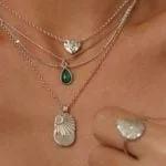 שרשראות כסף מדורגות מכסף אמיתי 925