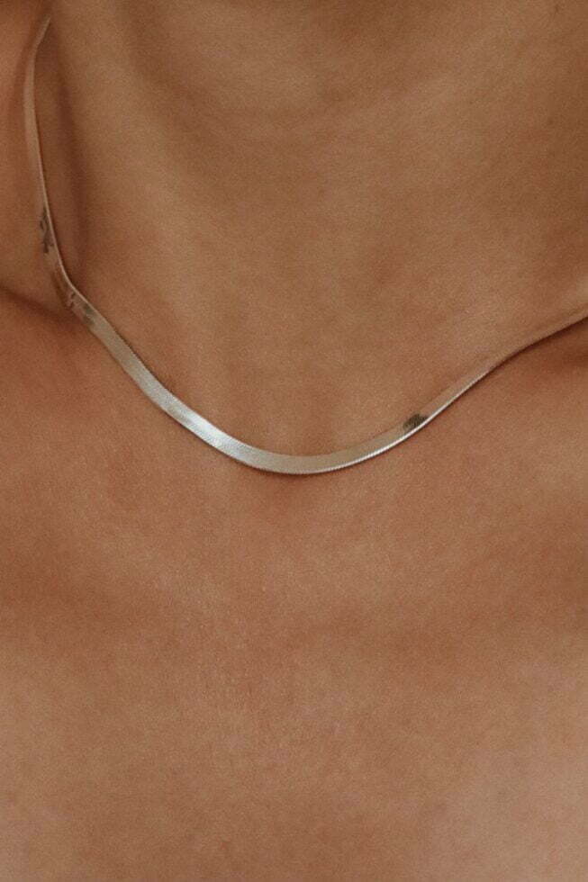 שרשרת בייסיק חלקה מכסף טהור 925