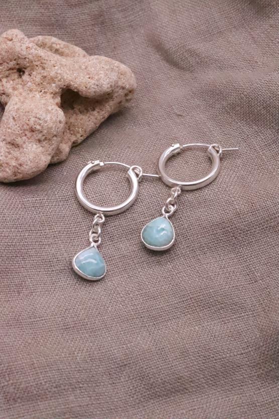 עגילי לרימר לאישה, עגילי חישוק לרימר כסף 925, עגילי אבן חן, עגילי חישוק כסף לאישה