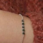 צמיד אמרלד מכסף 925