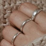 טבעת כסף חלקה. טבעת כסף פשוטה מכסף 925 (1) (1)