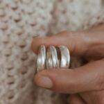 טבעת כסף חלקה. טבעת כסף פשוטה מכסף 925 (2) (1)