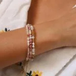 צמידים עם אבני חן, צמידי אבני חן ופנינים, צמידי פנינים לאישה, תכשיטי אבני חן (1)