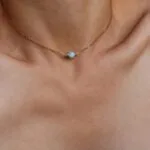 שרשראות אבני חן, שרשראות זהב עדינות, שרשראות נשים מיוחדות, שרשראות אבנים (3)