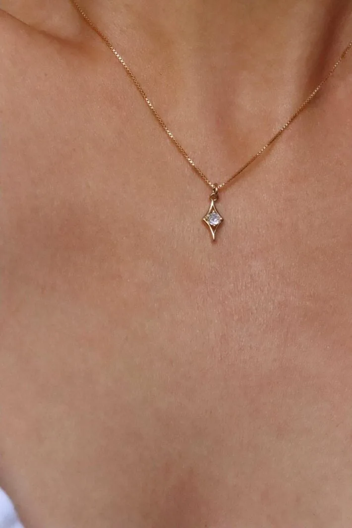 שרשראות משובצות, שרשראות זהב עדינות, שרשראות מיוחדות, שרשראות גולדפילד, שרשרת זירקון (1)