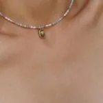 שרשרת אוונטורין, שרשרת חריטה פרחים, שרשראות פנינים צמודות לצוואר, קולר פנינים, שרשראות חריטה, שרשראות אבני חן, שרשראות עדינות לנשים (1)