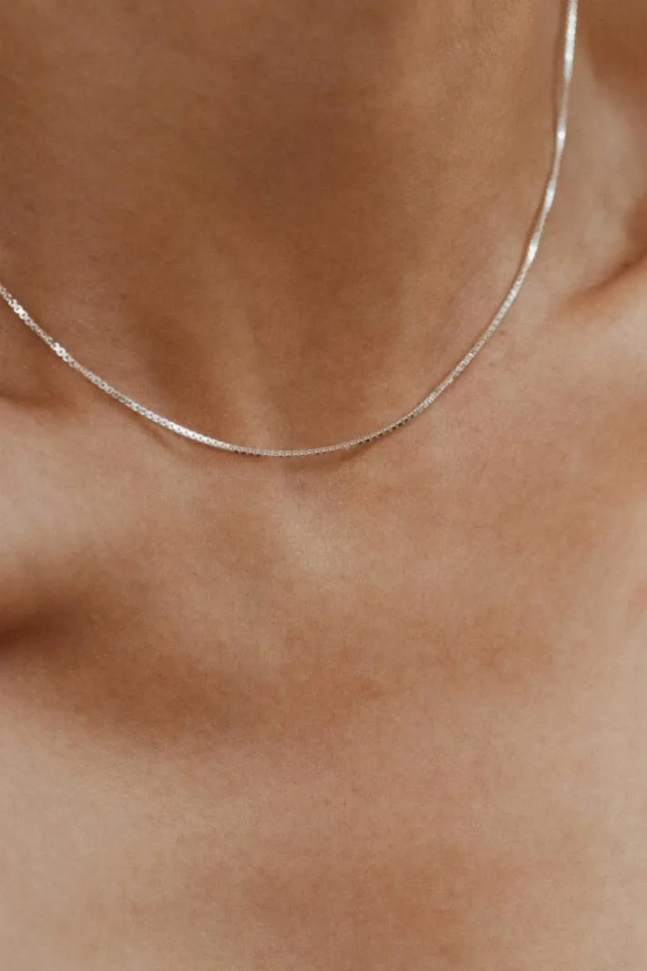 שרשרת כסף דקה, שרשראות ללא תליון, שרשראות כסף דקות, שרשראות נשים עדינות, שרשראות כסף לנשים, שרשרת כסף בלי תליון, שרשרת כסף חלקה