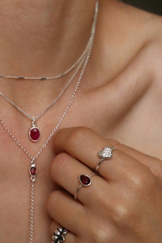 שרשראות עניבה מכסף 925, שרשרת עניבה לאישה, שרשראו קולר, שרשרת גרנט, שרשראות אבנים, שרשראות אבני חן, שרשראות עדינות לאישה (2)