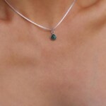 שרשרת אמרלד לאישה, אבני חושן, שרשרת עם אבן ברקת, אבן אמרלד סגולות, שרשרת אבן חן ירוקה, שרשראות אבני חן, תכשיטי אבני חן, תליון אמרלד קטן