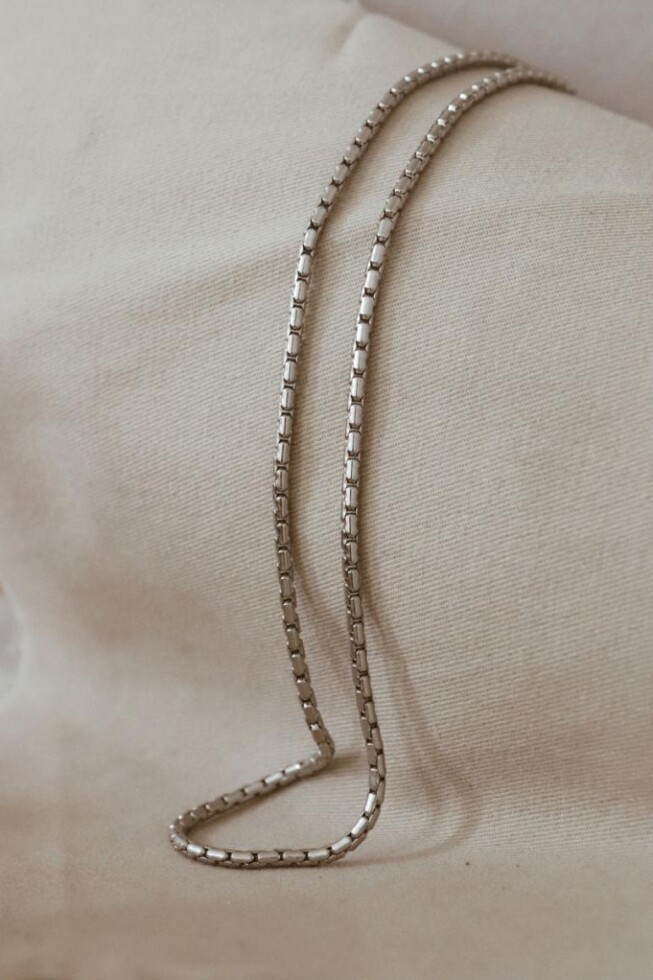 שרשרת כסף לגבר, שרשרת ארוכה לגבר, שרשרת דקה לגבר, שרשראות גברים, תכשיטי גברים, שרשראות ארוכות לגבר