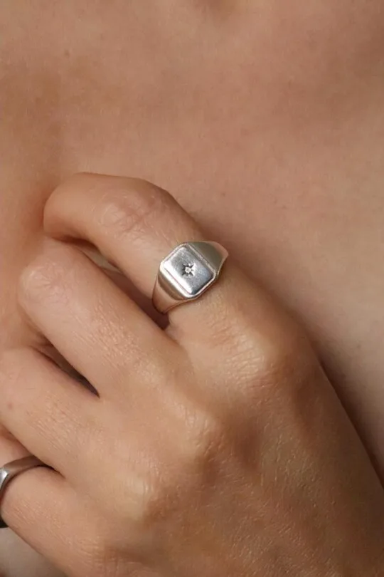 טבעת כסף פתוחה, טבעות כסף לנשים, טבעות חותם כסף 925, טבעות חותם לנשים, טבעות עמידות במים