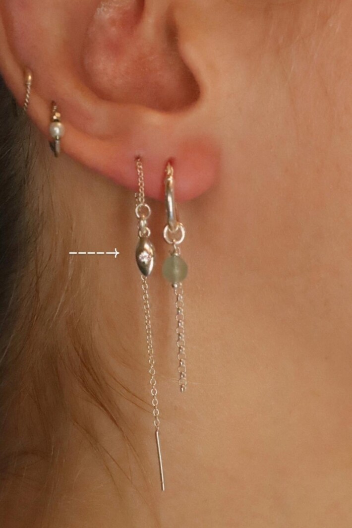 עגילי שרוך כסף 925, עגילים ארוכים לאישה, עגילים משובצים כסף 925, עגילים לאירוע, עגילי שרשרת לאישה, עגילים עדינים