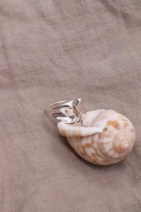 טבעת כסף פתוחה, טבעת כסף גלית, טבעות כסף לנשים, טבעת כסף לאישה, טבעות עמידות במים, טבעת כסף עבה (2)