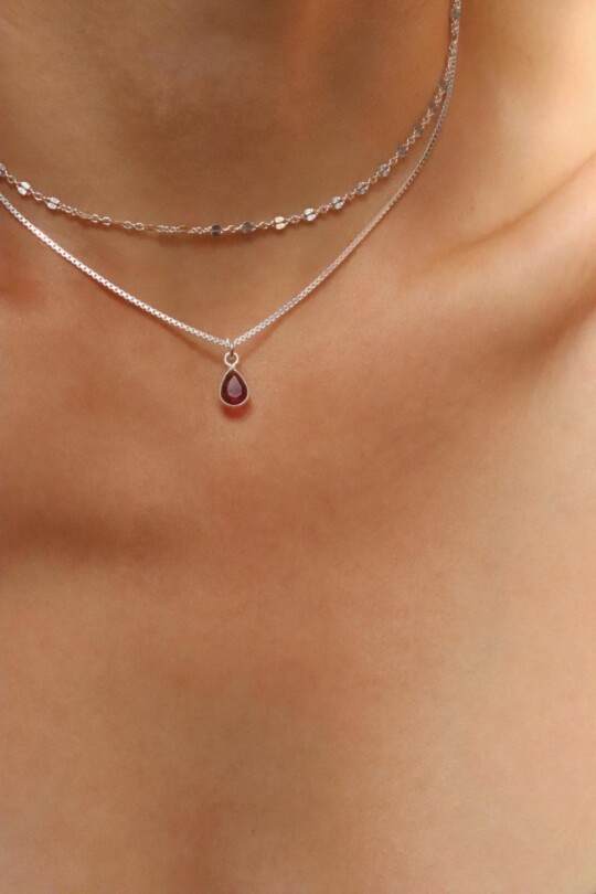 סט שרשראות לאישה, שרשרת גרנט כסף 925, שרשרת אבן חן גרנט, שרשראות אבני חן, תכשיטי כסף לנשים, סט תכשיטים לאישה, שרשרת אבן חן לאישה,