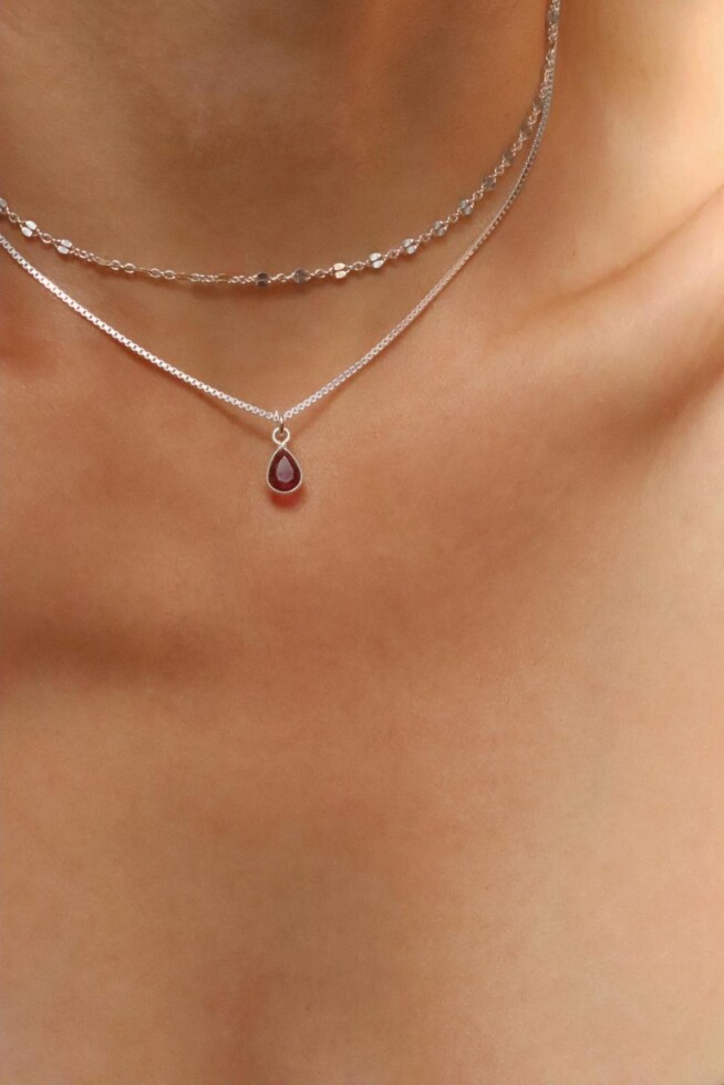 סט שרשראות לאישה, שרשרת גרנט כסף 925, שרשרת אבן חן גרנט, שרשראות אבני חן, תכשיטי כסף לנשים, סט תכשיטים לאישה, שרשרת אבן חן לאישה,