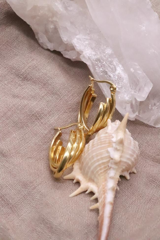 עגילי חישוק זהב לאישה, עגילי זהב מיוחדים, עגילי זהב לאירוע, עגילי חישוק עבים, חישוקי זהב לאישה (1)