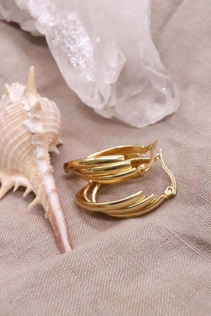 עגילי חישוק זהב לאישה, עגילי זהב מיוחדים, עגילי זהב לאירוע, עגילי חישוק עבים, חישוקי זהב לאישה (2)