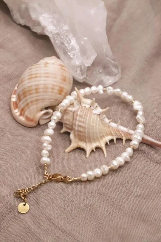 צמיד פנינים לאישה, תכשיטי פנינים, צמיד עדין לאישה, צמיד לאירוע, צמיד פנינה, צמיד עם פנינים אמיתיות