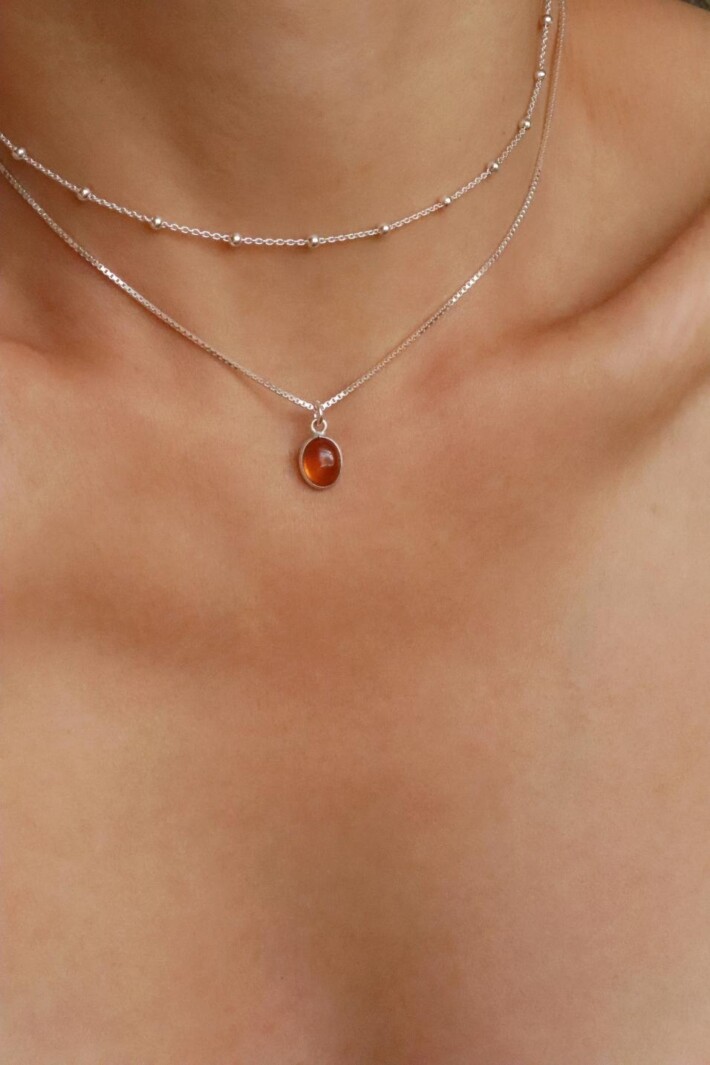 שרשרת סיטרין לאישה, אבן השפע, אבן הכסף, אבן לפרנסה, סט שרשראות כסף לאישה, סט שרשראות אבן חן