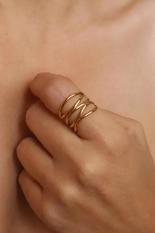 טבעות זהב לנשים, טבעות זהב פתוחות, טבעת זהב עבה, טבעות זהב עבות, טבעות לנשים