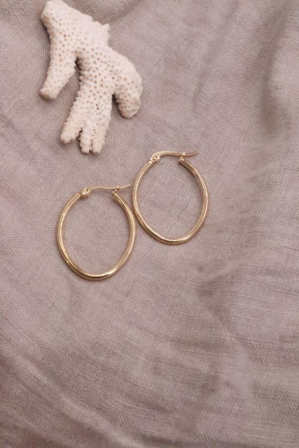 עגילי חישוק אליפסה, עגילי חישוק דקים, עגילי אליפסה זהב, עגילים לנשים, עגילי חישוק לעבודה, עגילי זהב דקים, חישוקי זהב לנשים