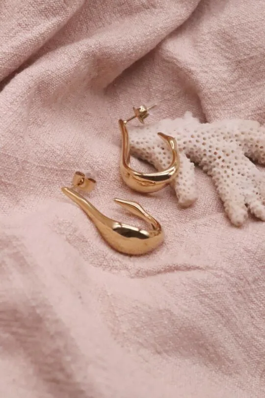 עגילי חישוק זהב לאישה, עגילי חישוק מיוחדים, עגילי חישוק גדולים, עגילי חישוק צ'אנקים