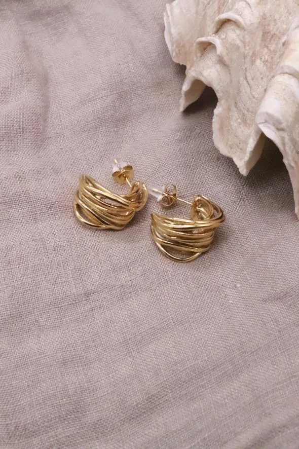 עגילי חישוק זהב, עגילי חישוק עבים, עגילי זהב לנשים, עגילים לנשים, עגילי חישוק זהב מיוחדים, עגילי זהב לאירוע (1)