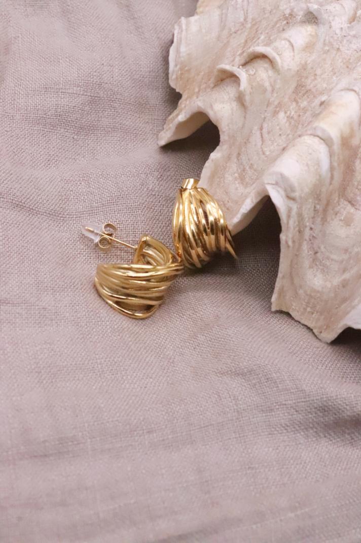 עגילי חישוק זהב, עגילי חישוק עבים, עגילי זהב לנשים, עגילים לנשים, עגילי חישוק זהב מיוחדים, עגילי זהב לאירוע (2)