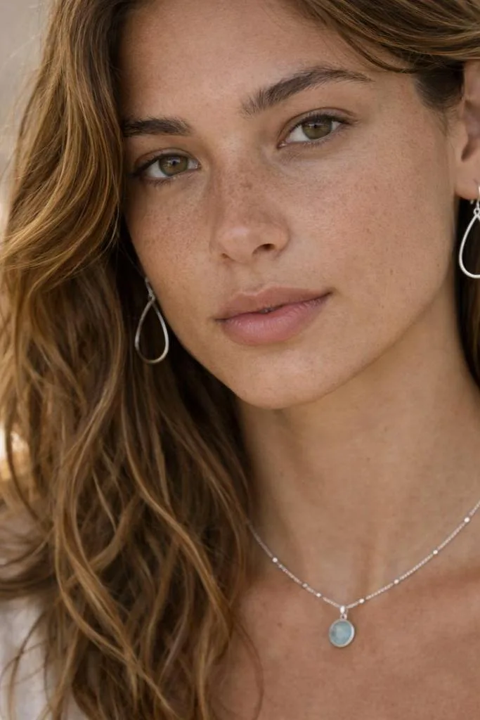 עגילי טיפה חלולים