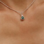 שרשרת אמרלד לאישה, שרשרת אבן ברקת לאישה, תליון אמרלד כסף 925, תליון אבן ברקת כסף 925, תכשיטי אמרלד לאישה, תכשיטים עם אבני חן, שרשראות אבני חן, (3)