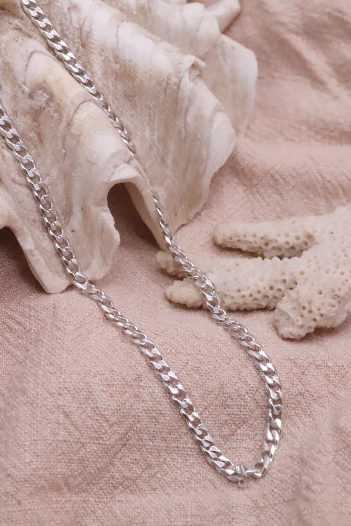 שרשרת ארוכה לגבר, שרשרת כסף לגבר, שרשראות ללא תליון, שרשראות יוניסקס, שרשראות ארוכות, שרשרת לולאות לגבר (3)