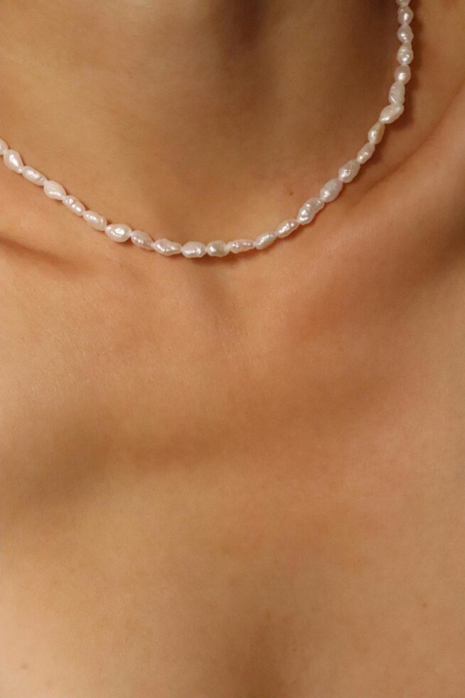 שרשרת פנינים לאישה, שרשראות פנינים, שרשראות אבני חן, שרשראות קצרות, תכשיטים לחתונה, שרשרת פנינים לכלה