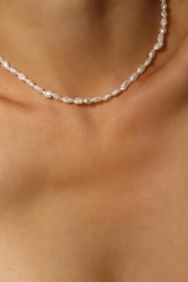 שרשרת פנינים לאישה, שרשראות פנינים, שרשראות אבני חן, שרשראות קצרות, תכשיטים לחתונה, שרשרת פנינים לכלה