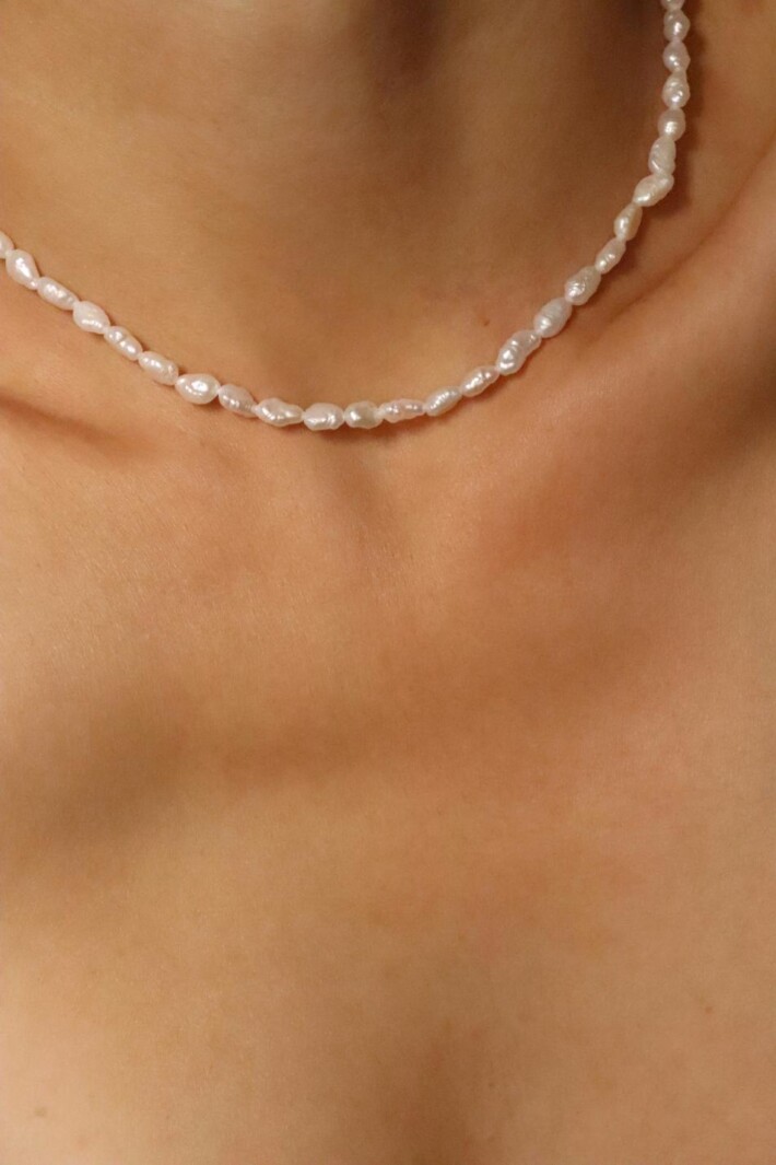 שרשרת פנינים לאישה, שרשראות פנינים, שרשראות אבני חן, שרשראות קצרות, תכשיטים לחתונה, שרשרת פנינים לכלה