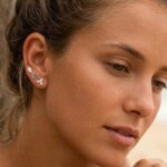 סט עגילים צמודים לאוזן, עגילים לחיילות, עגילים תקניים לצבא, סט עגילי כסף, עגילים לילדות, עגילי כסף צמודים לאוזן, עגיל פרח (1)