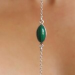 צמיד אבן מלכית לאישה, צמיד אבן חן לאישה, צמידי אבן חן, צמידי כסף עדינים, סגולות אבן מלכית, צמיד עם אבן ירוקה (1)