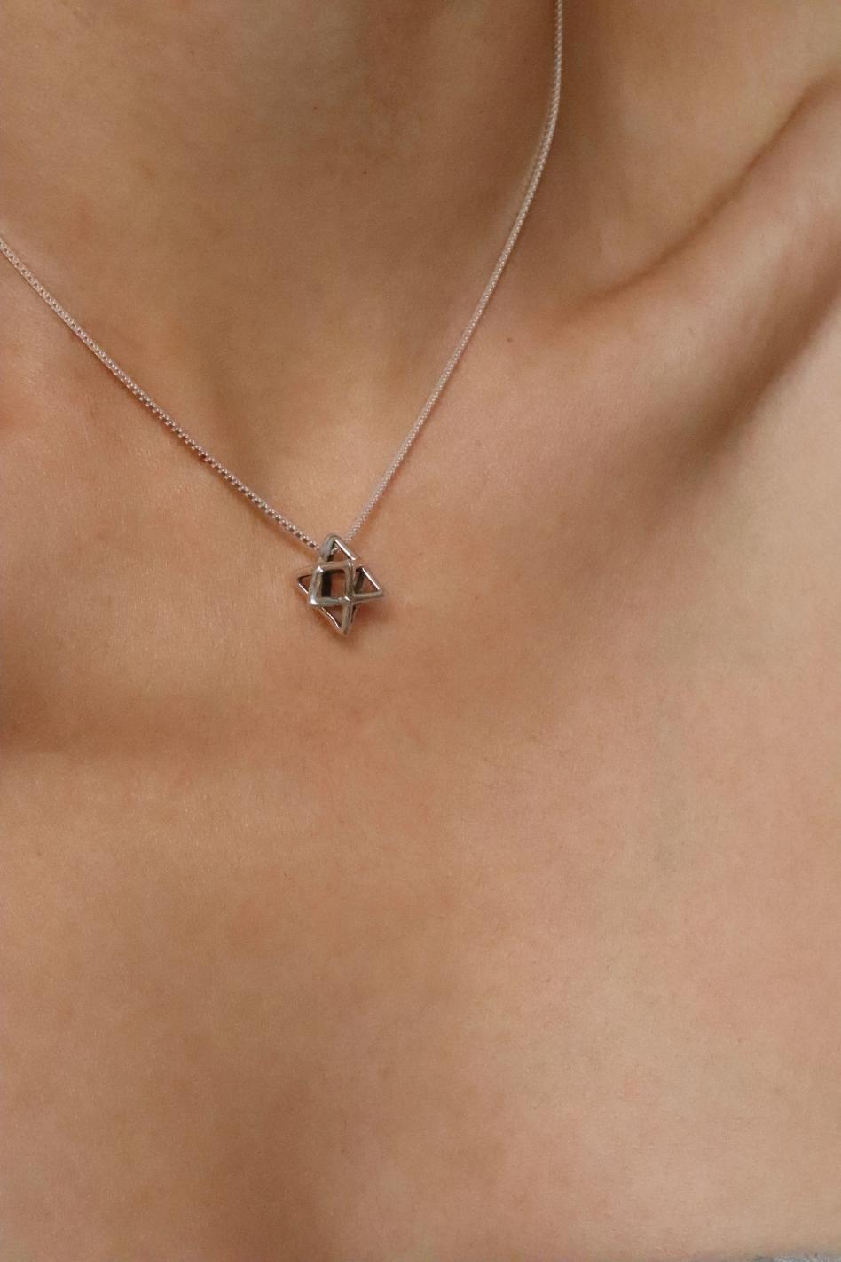 שרשרת מרכבה, תליון מרכבה, שרשרת מגן דוד לאישה, תכשיטי קבלה, שרשרת עם משמעות, קמע להגנה, שרשרת מרכבה כסף 925 (1)