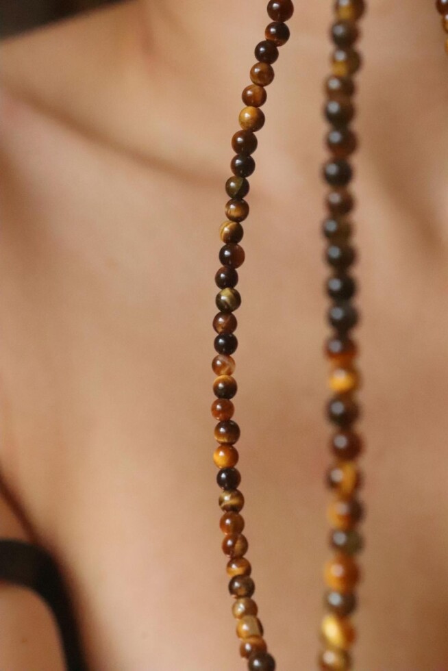 שרשרת עין הנמר, שרשראות אבני חן לנשים, שרשרת טייגר איי,שרשרת אבן חן, שרשראות אבני חן לנשים, סגולות אבן עין הנמר (2)