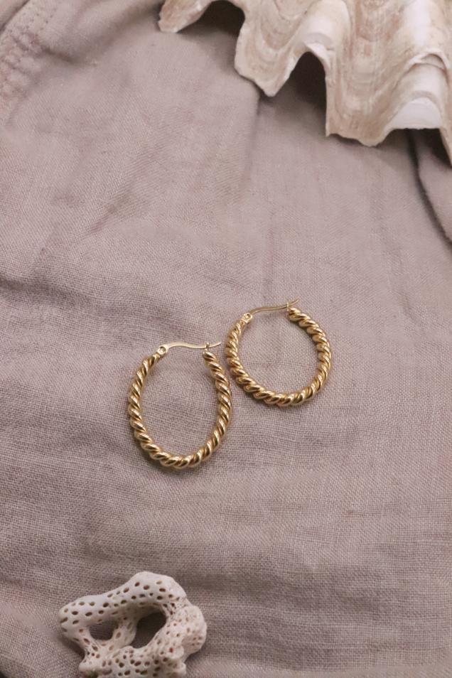 עגילי חישוק אליפסה, עגילי חישוק מלופפים, עגילי ישוק לאישה, עגילים לנשים