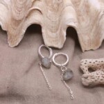 עגילי חישוק קטנים, עגילים עם אבן חן, עגילי לברדורייט, עגילי חישוק כסף 925, תכשיטי אבן חן, עגילים עם משמעות, תכשיטים עם משמעות, אבן לברדורייט (1)