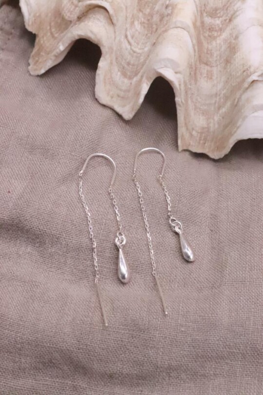 עגילי טיפה תלויים, עגילי כסף ארוכים לנשים, עגילי טיפה לאישה, עגילים תלויים לנשים, עגילים לנשים, עגילים ארוכים