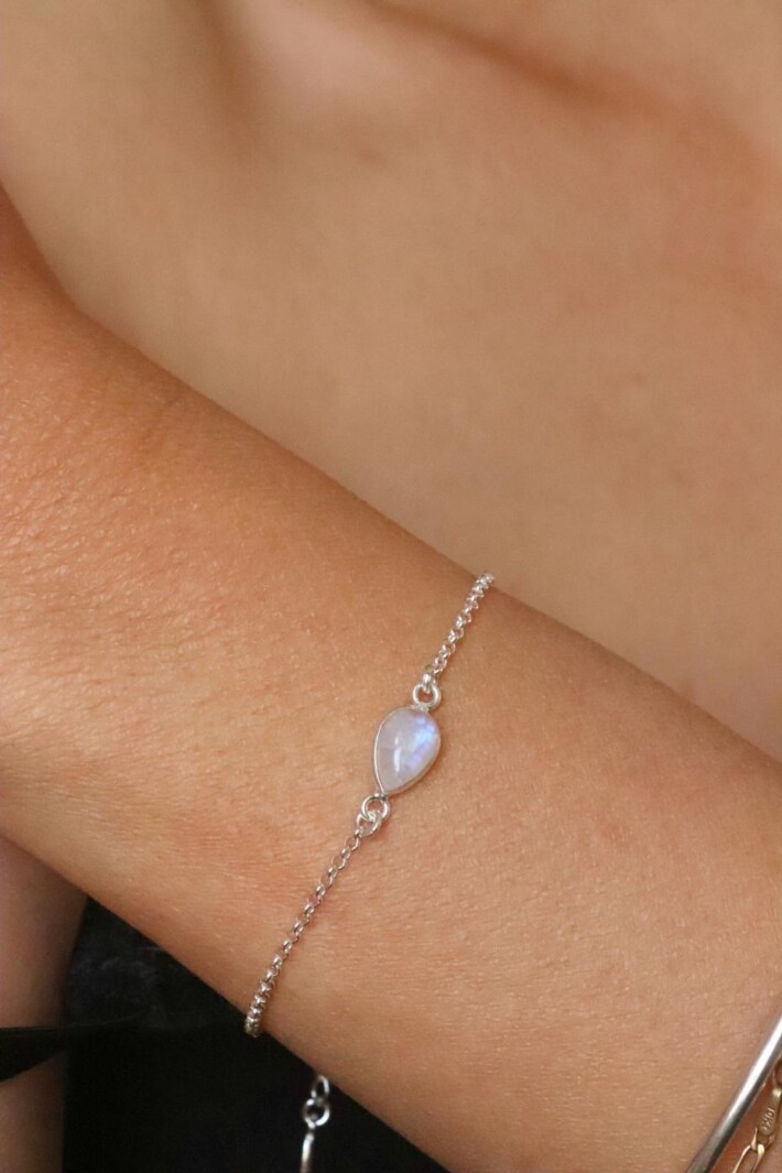 צמיד מונסטון לאישה, צמיד אבן חן, אבן אהבה, צמידים לנשים, צמידי כסף 925 לנשים, צמיד לאישה, צמיד עם משמעות, סגולות אבן מונסטון (2)