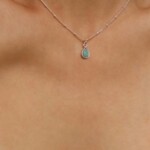 שרשרת אמזונייט לאישה, שרשרת אבן חן לאישה, שרשראות לנשים, שרשראות אבני חן, שרשרת אבן חן כסף 925 (2)