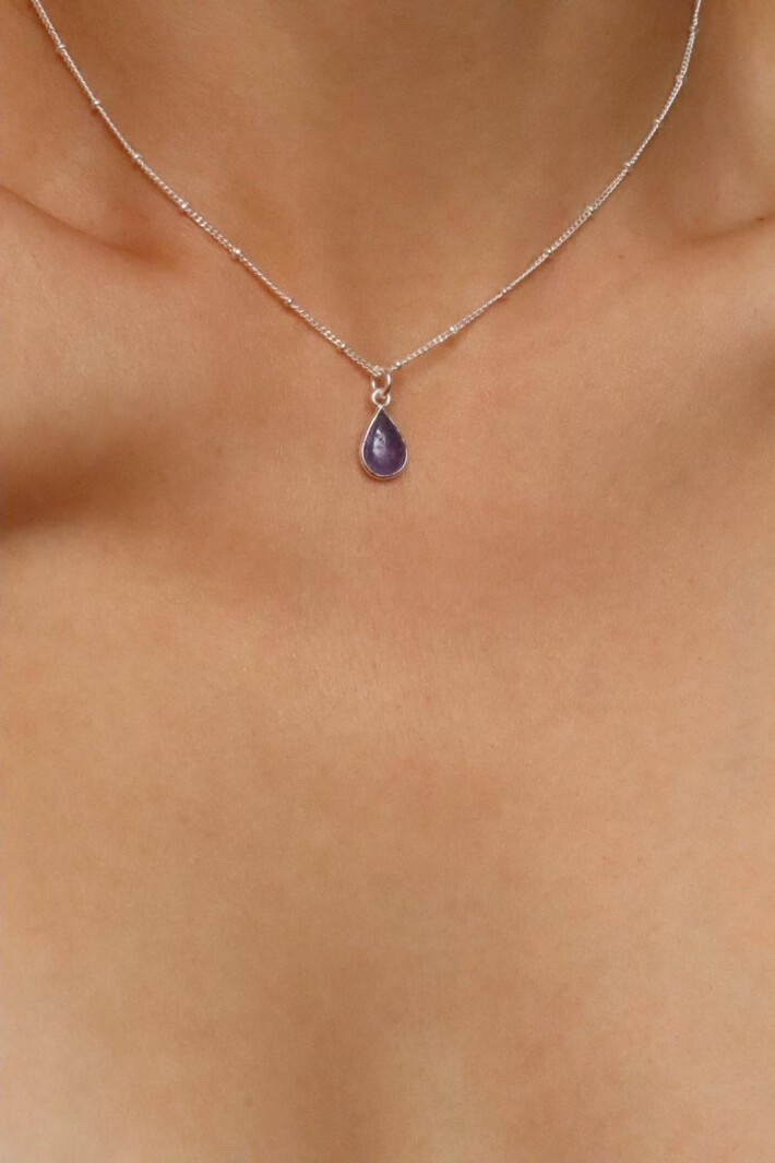 שרשרת טנזנייט, אבן טנזנייט, שרשרת אבן חן, שרשראות אבני חן