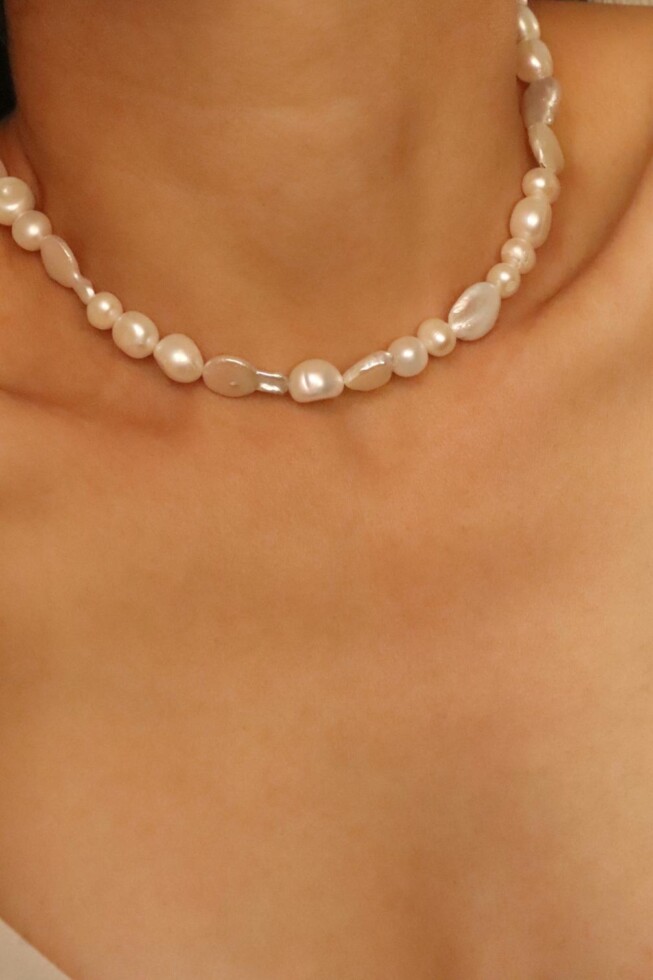 שרשרת פנינים גדולות, שרשרת פנינים קצרה, שרשרת פנינים צ'אנקית, שרשראות פנינים לנשים, שרשרת פנינים אמיתיות